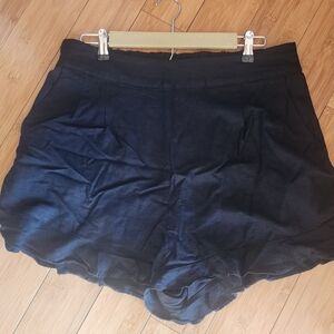 City Chic High Waist Black Shorts
